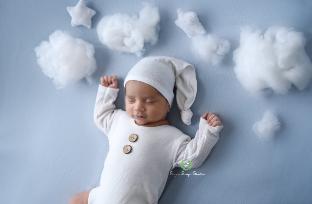 studio newborn photographer in cypress houston